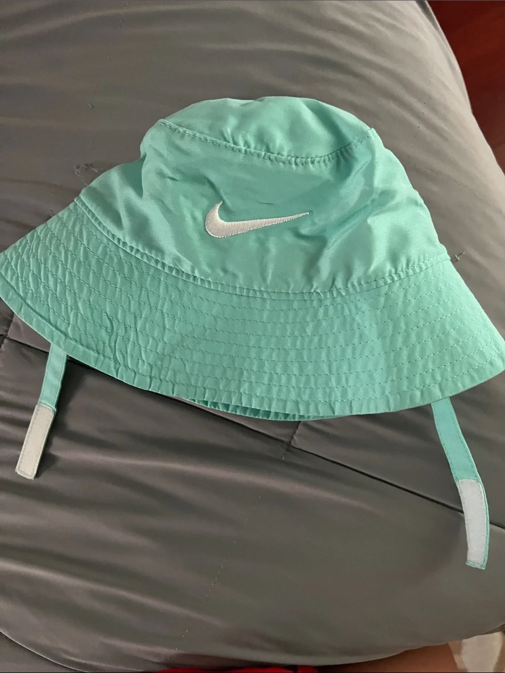 Nike Toddler Turquoise Bucket Hat with Chin Straps